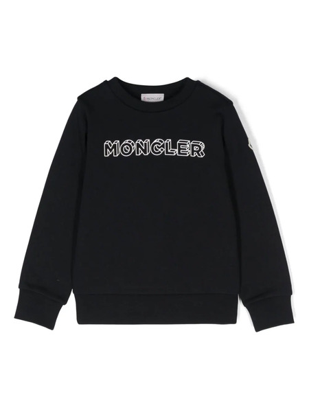  Moncler Enfant Logo-print Sweatshirt - Blue 