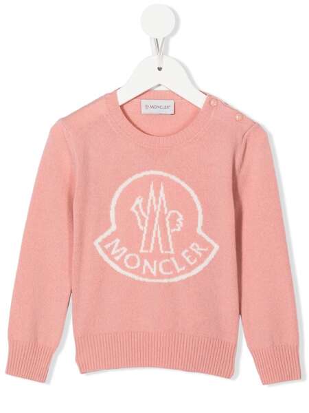  Moncler Enfant Logo-print Sweatshirt - Pink 