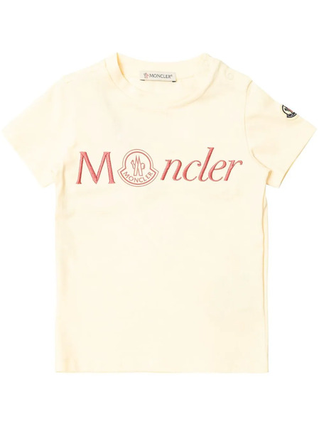  Moncler Enfant Logo T-shirt - Yellow 