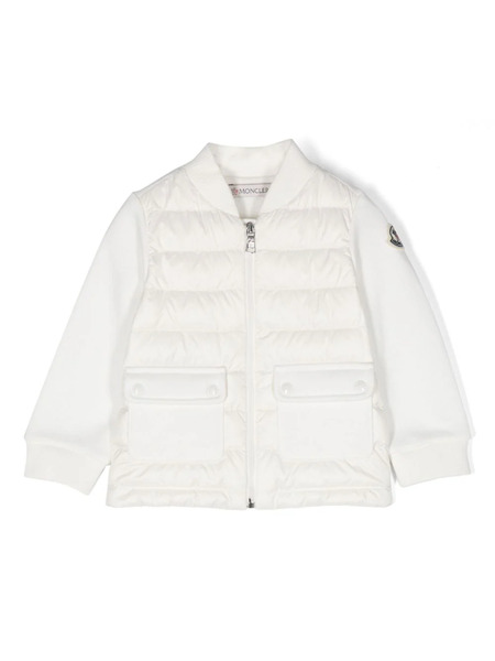  Moncler Enfant Matelassé Padded Jacket - White 
