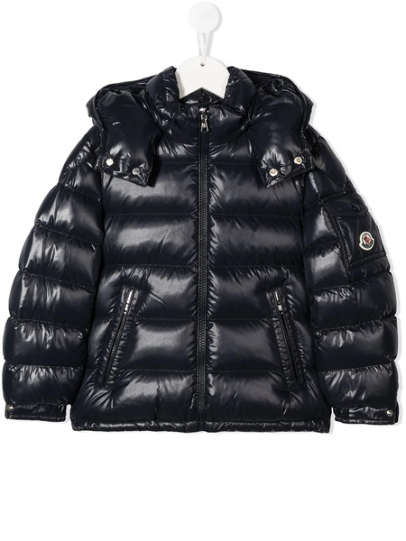  Moncler Enfant Padded Puffer Coat - Blue 