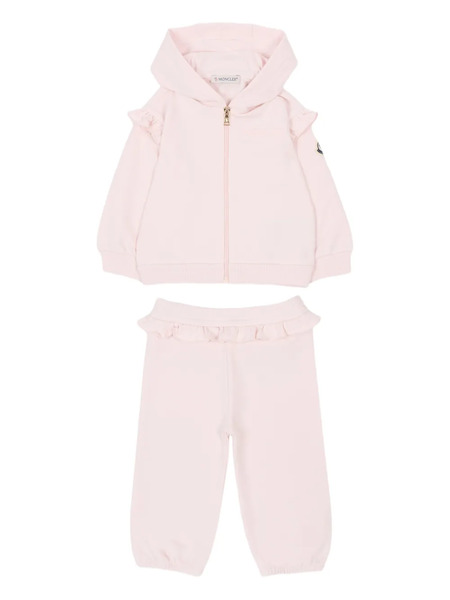  Moncler Enfant Pink Ruffled-detail 