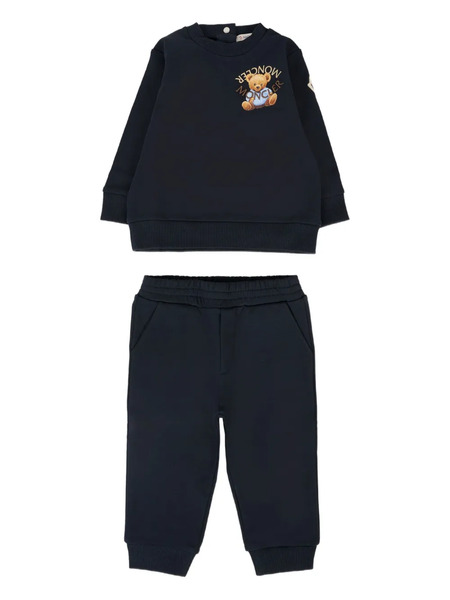  Moncler Enfant Teddy Tracksuit - Blue 