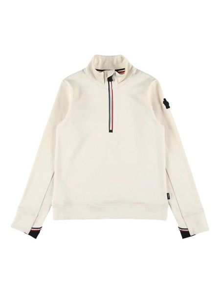  Moncler Enfant Zip Detail Top - Neutrals 