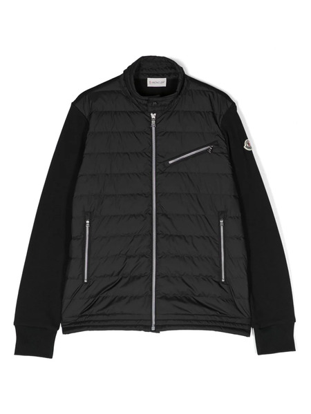  Moncler Enfant Zip-up Padded Jacket - Black 