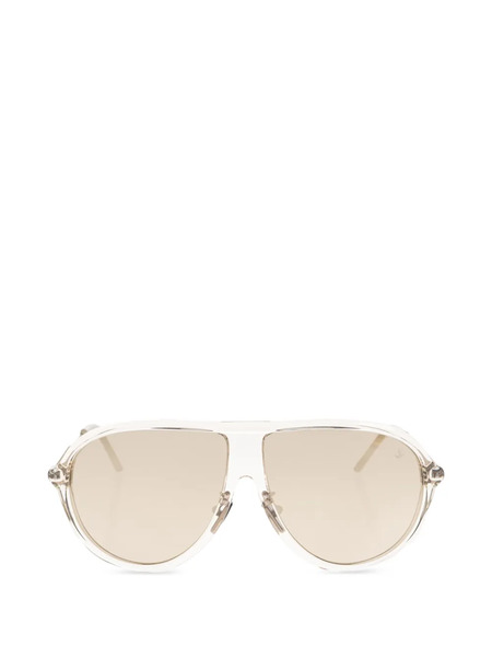  Moncler Eyewear Pilot Frame Sunglasses - Neutrals 