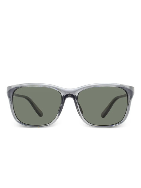  Moncler Eyewear Rectangular Emblem Sunglasses - Grey 
