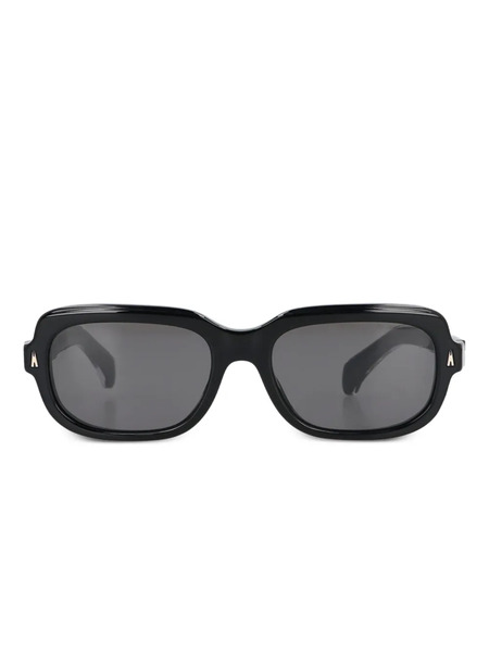  Moncler Eyewear Rectangular-frame Sunglasses - Black 