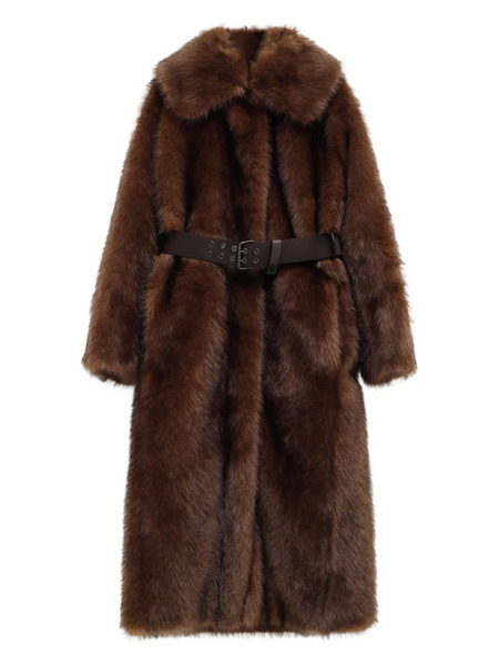  Moncler Grenoble Arly Belted Coat - Brown 