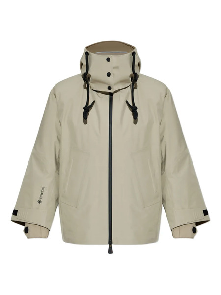  Moncler Grenoble Button Hooded Jacket - Neutrals 