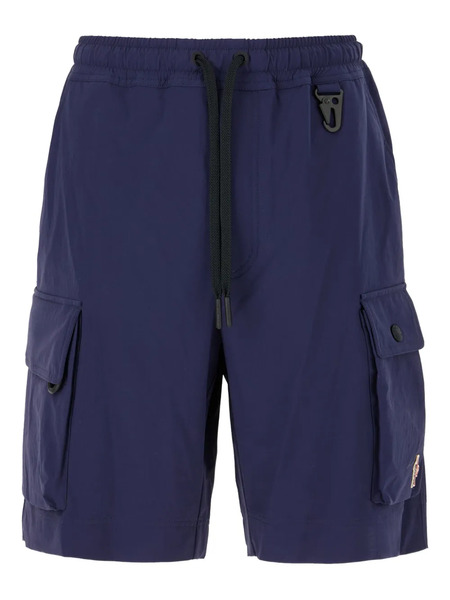 Moncler Grenoble Drawstring Cargo Shorts - Blue 