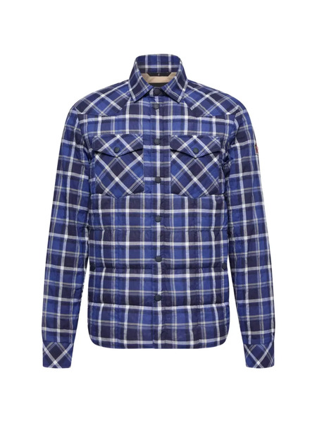  Moncler Grenoble Gelt Plaid Quilted Jacket - Blue 