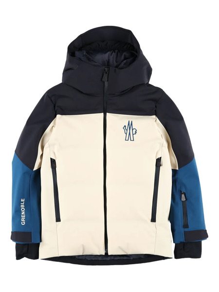  Moncler Grenoble Kids Hooded Padded Jacket - Neutrals 