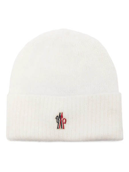  Moncler Grenoble Logo-patch Beanie - Neutrals 