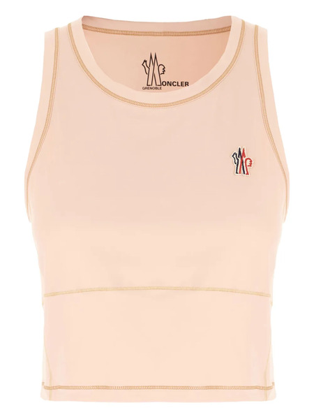  Moncler Grenoble Logo-patch Tank Top - Pink 