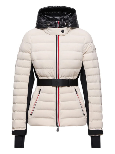  Moncler Grenoble Padded Hooded Coat - Neutrals 