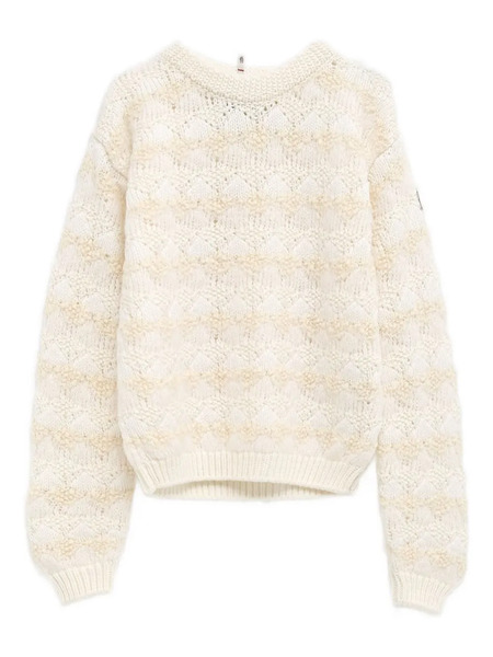  Moncler Grenoble Striped Sweater - Neutrals 