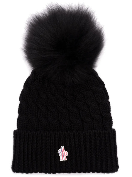  Moncler Grenoble Wool Beanie - Black 
