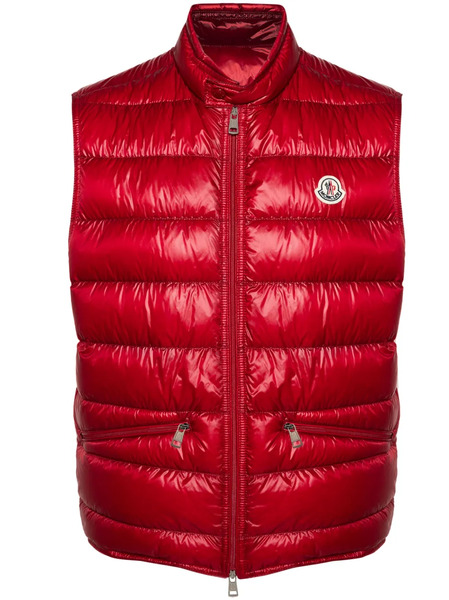  Moncler Gui Padded Gilet - Red 