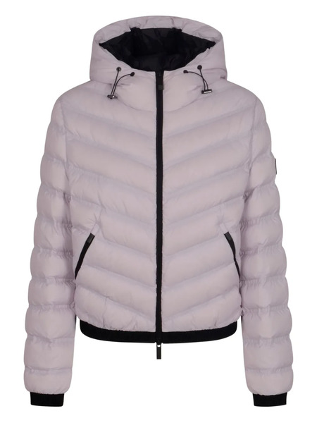  Moncler Hooded Quilted Jacket - Pink 