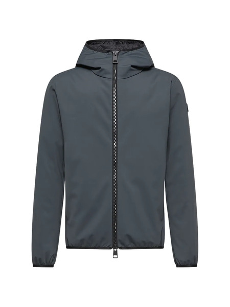  Moncler Hooded Zip-up Jacket - Grey 