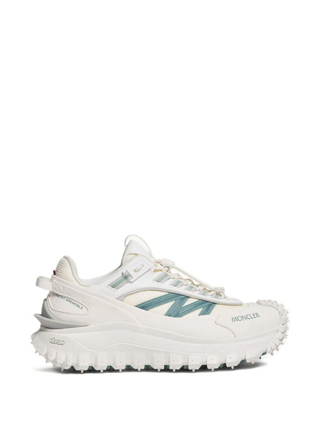  Moncler Lace Rubber Sole Sneakers - Neutrals 