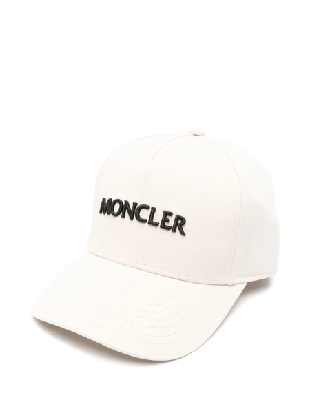  Moncler Logo-embroidered Cap - Neutrals 