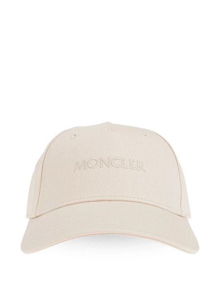  Moncler Logo-embroidered Cap - Neutrals 