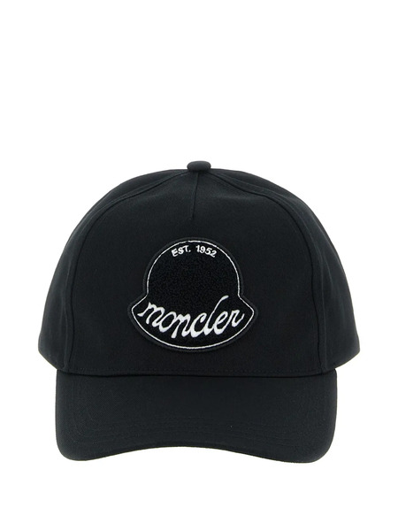 Moncler Logo-patch Adjustable Baseball Cap - Black 