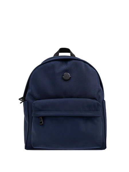  Moncler Logo-patch Backpack - Blue 