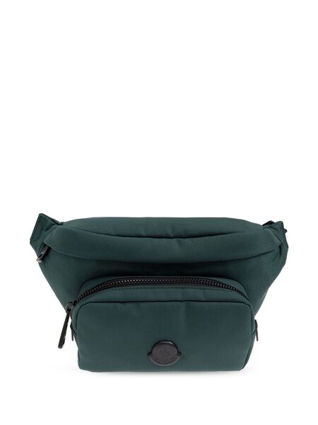  Moncler Logo-patch Belt Bag - Green 