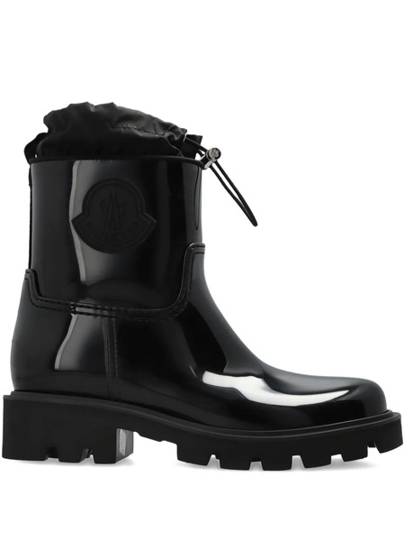  Moncler Logo-patch Boots - Black 