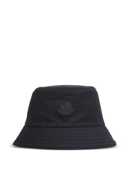  Moncler Logo-patch Bucket Hat - Blue 