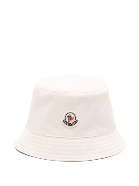  Moncler Logo-patch Bucket Hat - Neutrals 