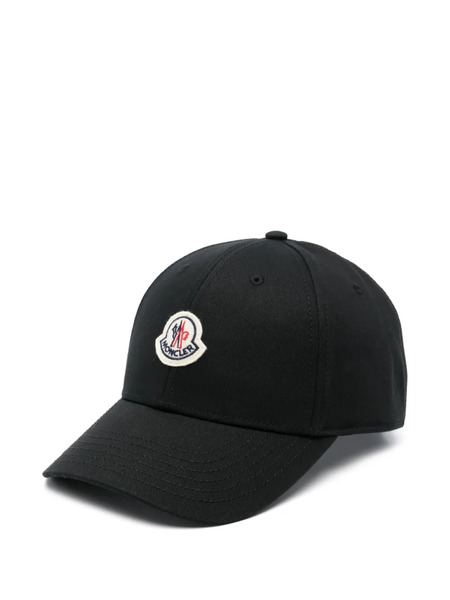  Moncler Logo-patch Cap - Black 