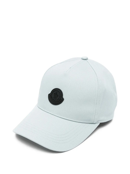  Moncler Logo Patch Hat - Blue 