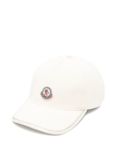  Moncler Logo-patch Hat - Neutrals 