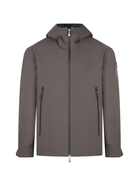  Moncler Logo-patch Jacket - Grey 