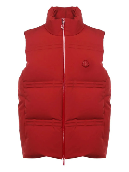  Moncler Logo-patch Padded Jacket - Red 