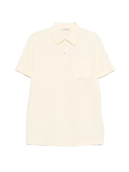  Moncler Logo-patch Polo Shirt - Yellow 