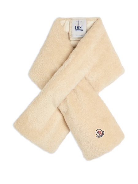  Moncler Logo-patch Scarf - Neutrals 