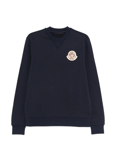  Moncler Logo-patch Sweatshirt - Blue 