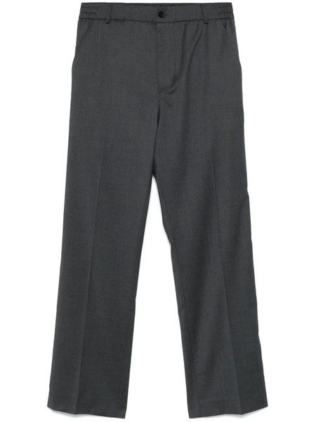  Moncler Logo-patch Trousers - Grey 
