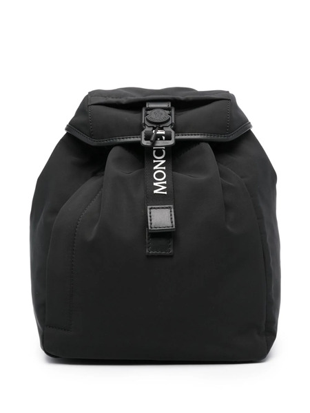  Moncler Logo-plaque Backpack - Black 