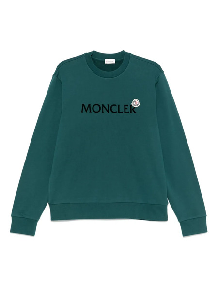  Moncler Logo-print Sweatshirt - Green 