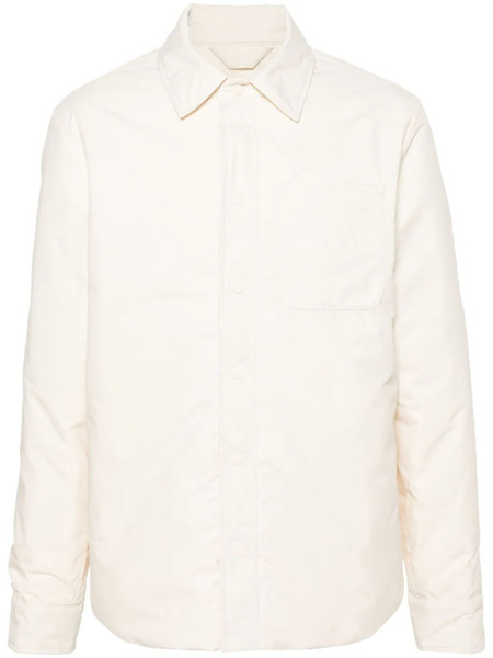  Moncler Padded Shirt Jacket - Neutrals 