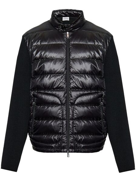  Moncler Padded Wool Jacket - Black 