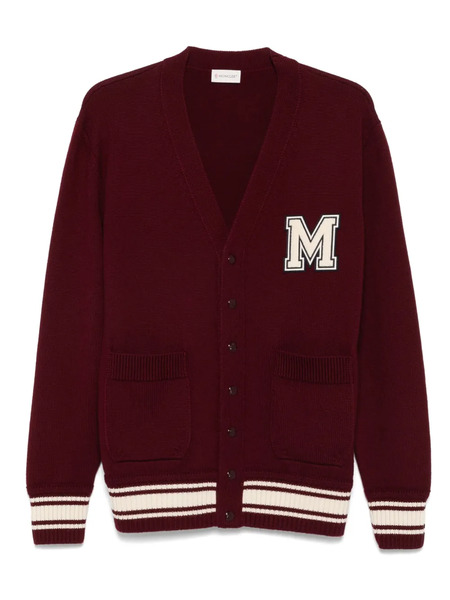  Moncler Patch-pocket Cardigan - Red 