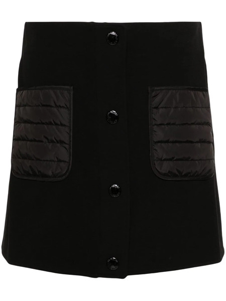  Moncler Press-stud Mini Skirt - Black 