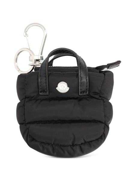  Moncler Quilted Keychain - Black 